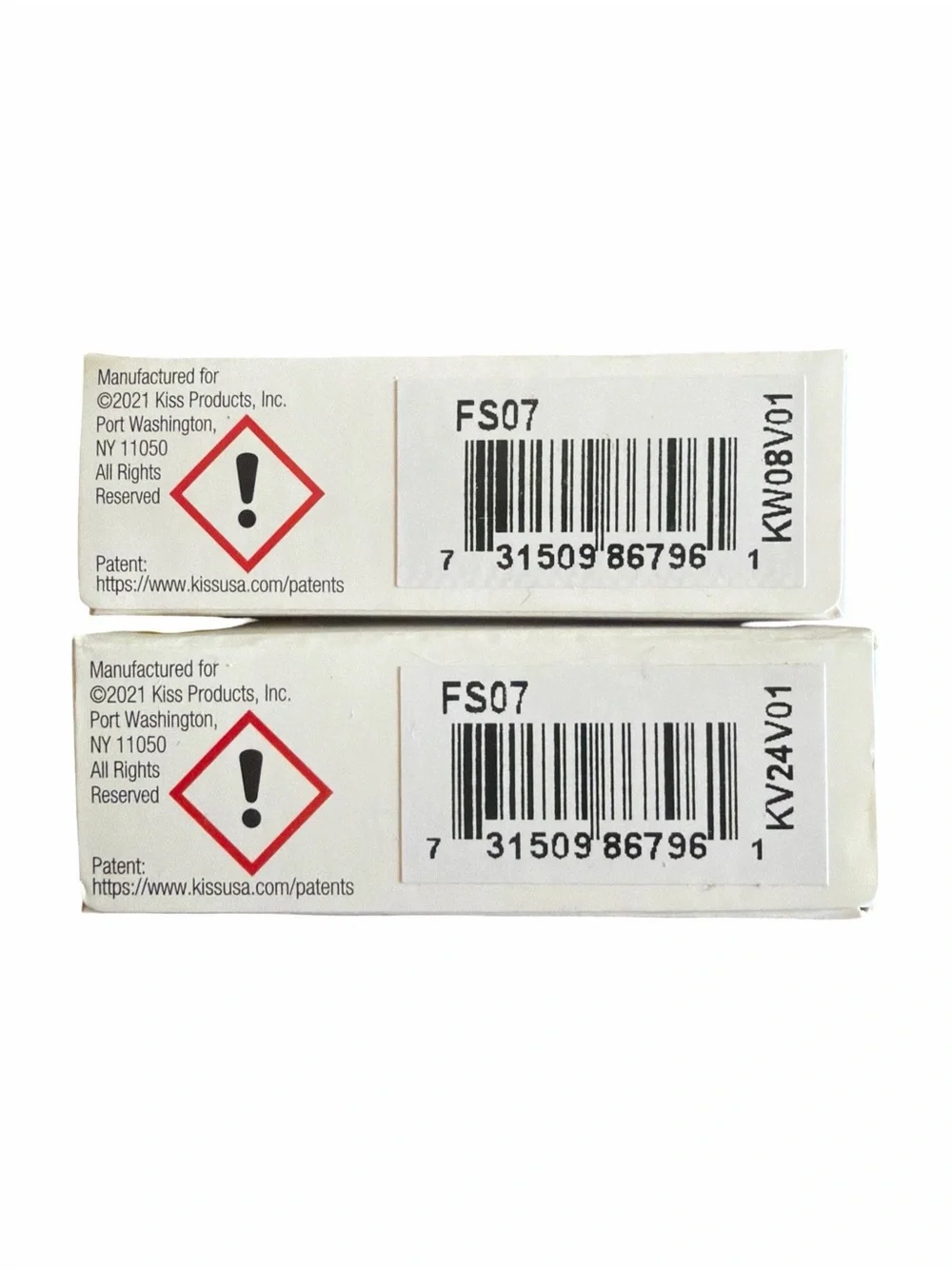 KISS Gel Fantasy Sculpted Press-On /Glue-OnNails in Pearly White (2 Packs)